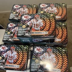 2025 PANINI REVOLUTION PATRICK MAHOMES SEALED LUNCH BOX TIN KANSAS CITY CHIEFS