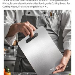 Titanium Board-100% Pure Titanium Cutting Boards
