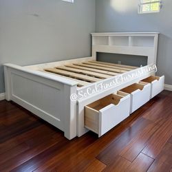 Full Bed And Drawers - No Mattress 