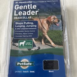 Pet safe, gentle leader, large black