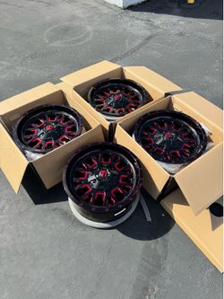 Brand New 18” Fuel Stoke Wheels for Toyota Tundra Dodge Ram 5x150 and 5x139.7