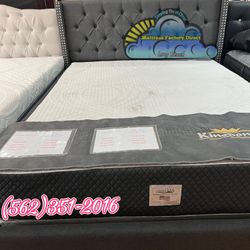 Queen Frame And Mattress Sale 
