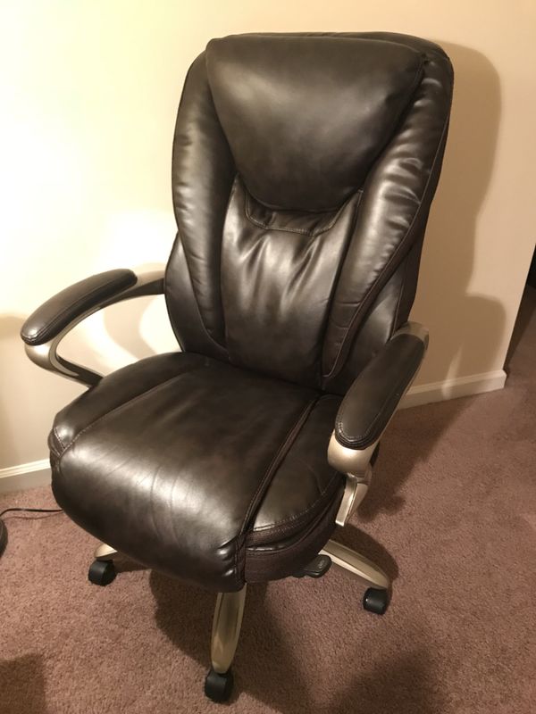 Office Chair Serta Smart Layers Hensley Executive Big Tall Roasted Chestnut Satin Nickel For In Greensboro Nc Offerup