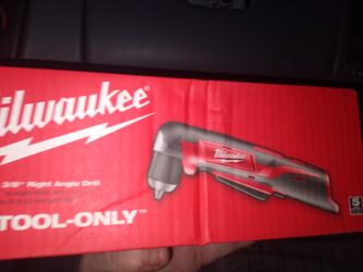 Milwawkee m12 3/8" right angle drill tool..