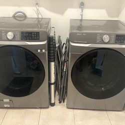 Samsung 4.5 cu. ft. Smart Front Load Washer and matching dryer