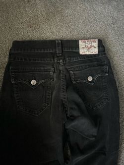 True Religion Black Denim Jeans size 30