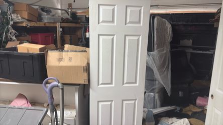 Laundry room, dummy, doors, and hall closet door