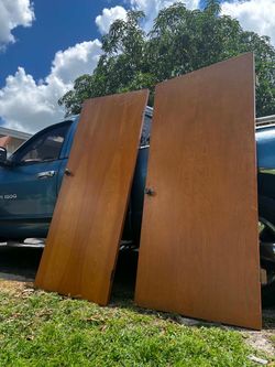 3 Doors-2 32”x80”H- 36”Lx80”H $100 Each