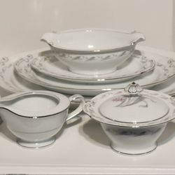 Elaine By Japan China, Service For Four Plus Extras, 38 Pieces 