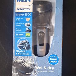 Philips Norelco 3800 Mens Wet Dry Shaver - New