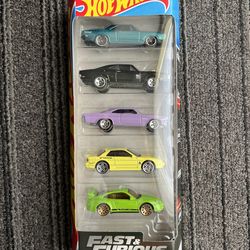Hot Wheels Fast & Furious 5-Pack – Brand New