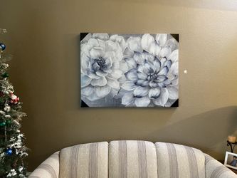 NEW! Large Print Artwork With Wood frame