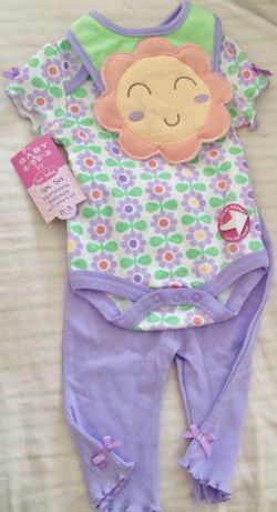 New, 3 pc set size 0/3 months