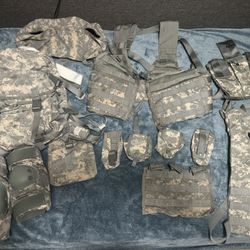 Army Backpack And Gear