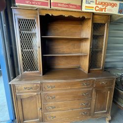 Antique Hutch Cabinet