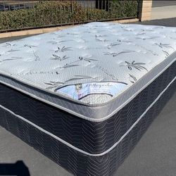 Queen Orthopedic Bamboo Pillow Top!•••