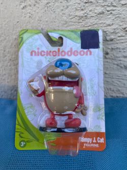 Stimpy J Cat & Ren Hoek  Figurine  Nickelodeon Cake Topper