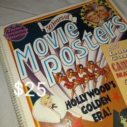 50 Years of Movie Posters(Hollywood)Book Collection. Published 1985.