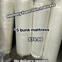 5 inch bunk bed mattress