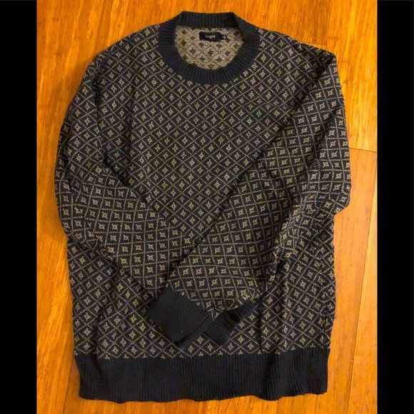 J Crew Cotton/wool Sweater Top Preppy Shirt Long Sleeve Mens Size Xs Extra Small