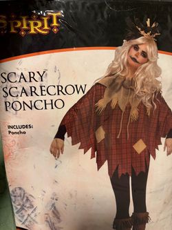 Women costume scarecrow poncho