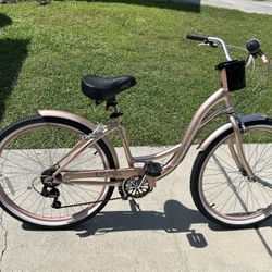 Rose gold 26” Kent Bayside Cruiser Bicycle 