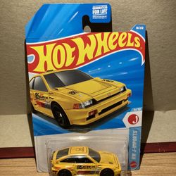 Hot Wheels / 1985 Honda CR-X / Yellow