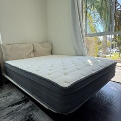 Queen Mattress & Bed Frame for Sale 