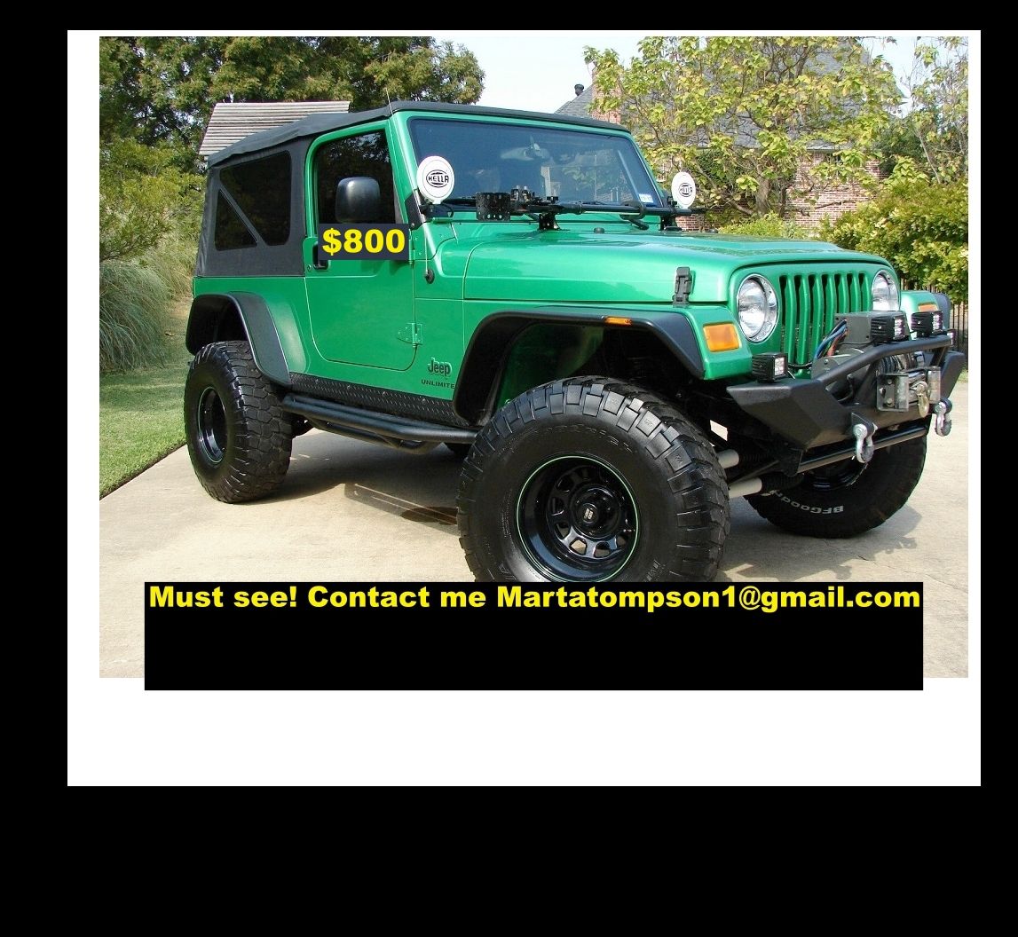 Newer Tires 2004 Jeep Wrangler