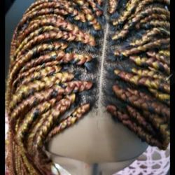 Hand Micro Braided Wig Made By Me 