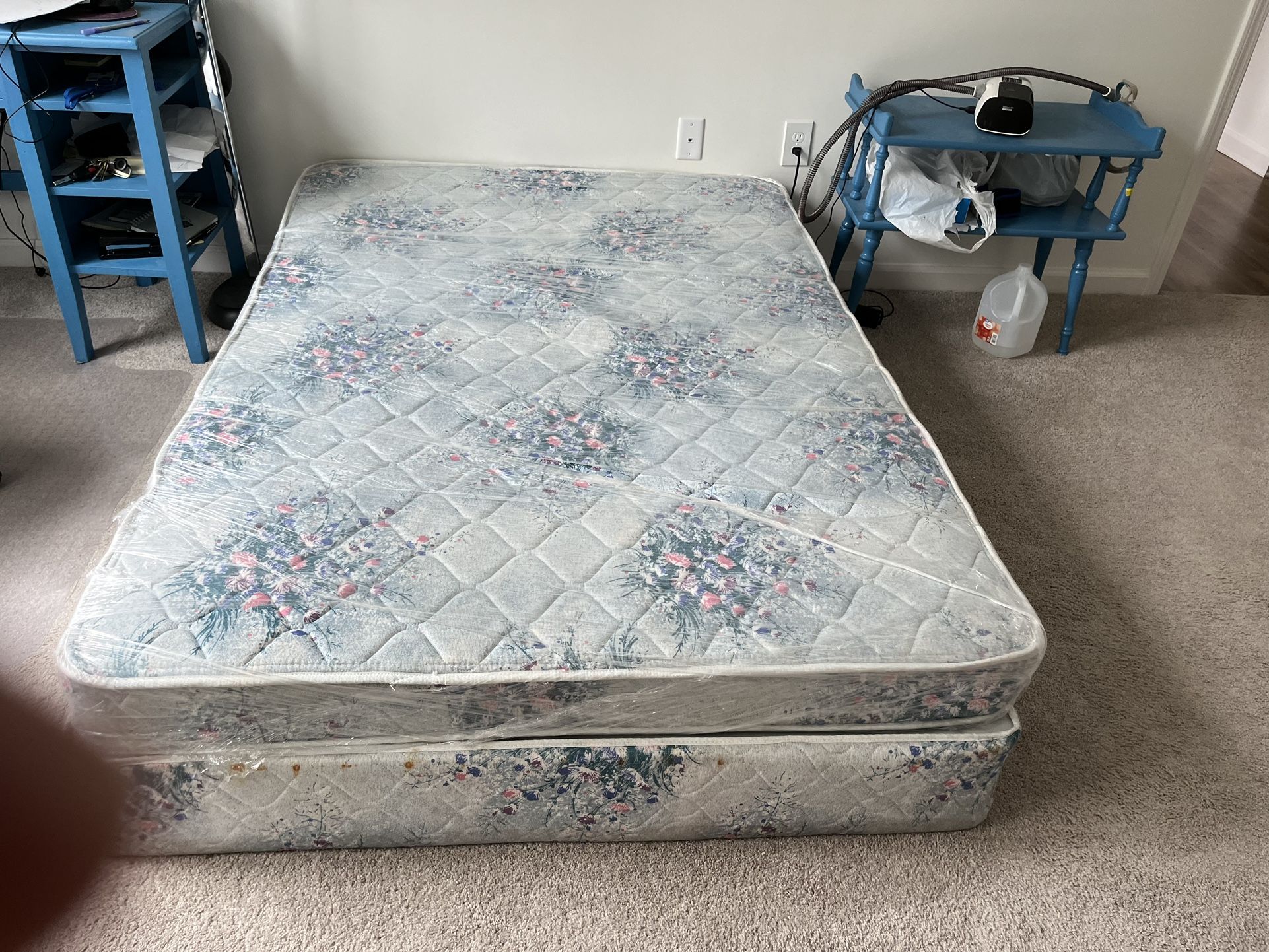 Mattress And Spring Box 52  X73 Inches. Good Condition.