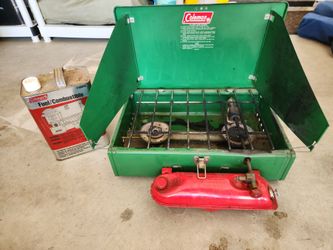 Camping 2 Burner Stove w/ Fuel