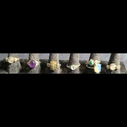 Crystal Ring Set