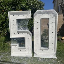 3-D Wood Marquee 