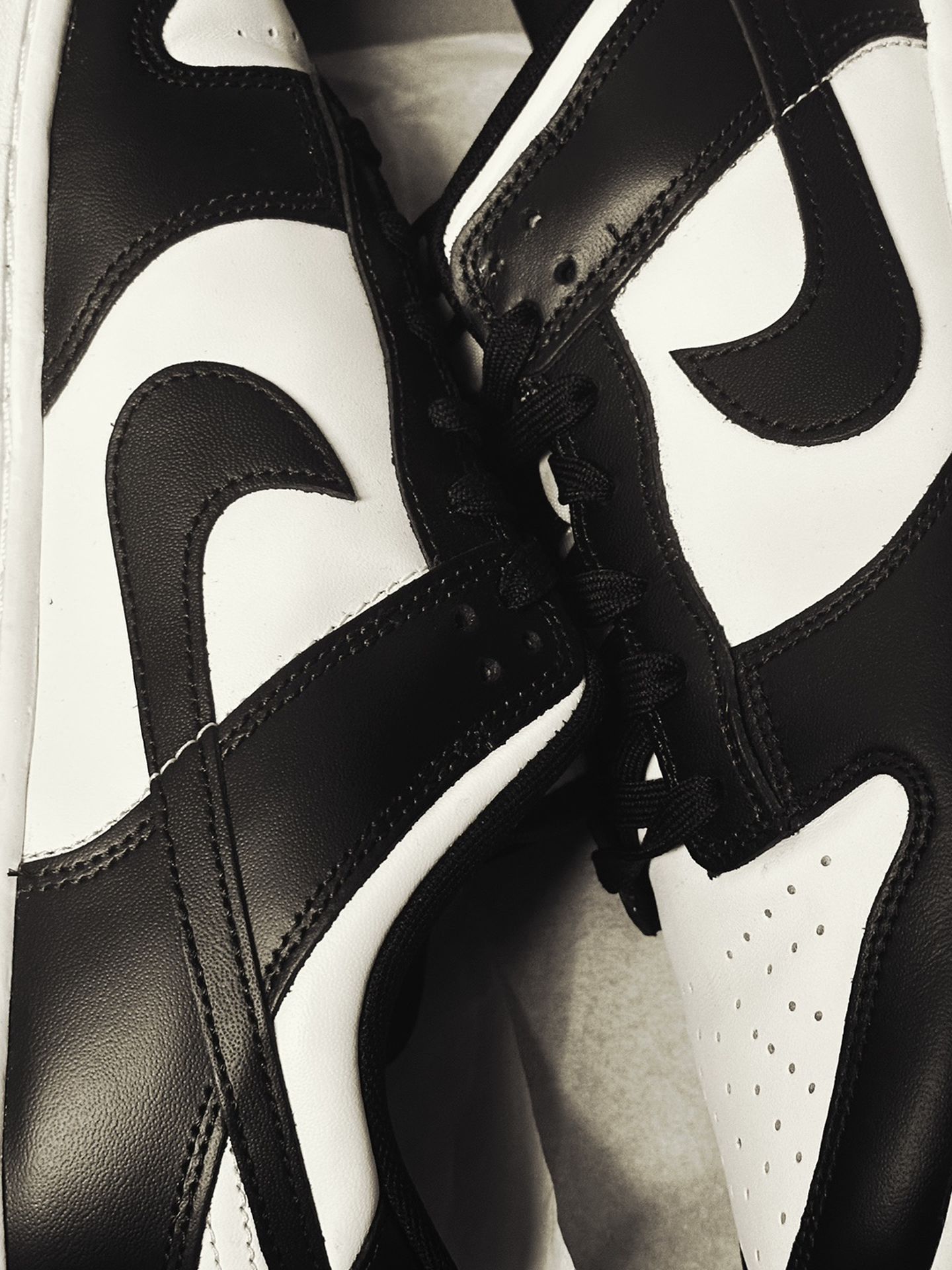 Nike Low Dunks Black N White Pandas