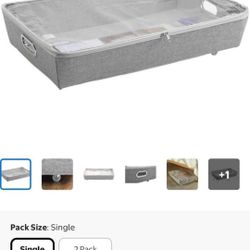 3 under bed storage on wheels