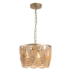 3-Light Dimmable Chandelier