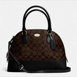 COACH Cora Domed Satchel Crossbody Bag