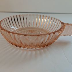 Pink Depression Glass Porage Bowl