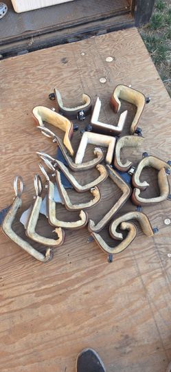 Heavy-Duty Boat Fender / Bumper Rail Hooks – Leather & Sheepskin Lined