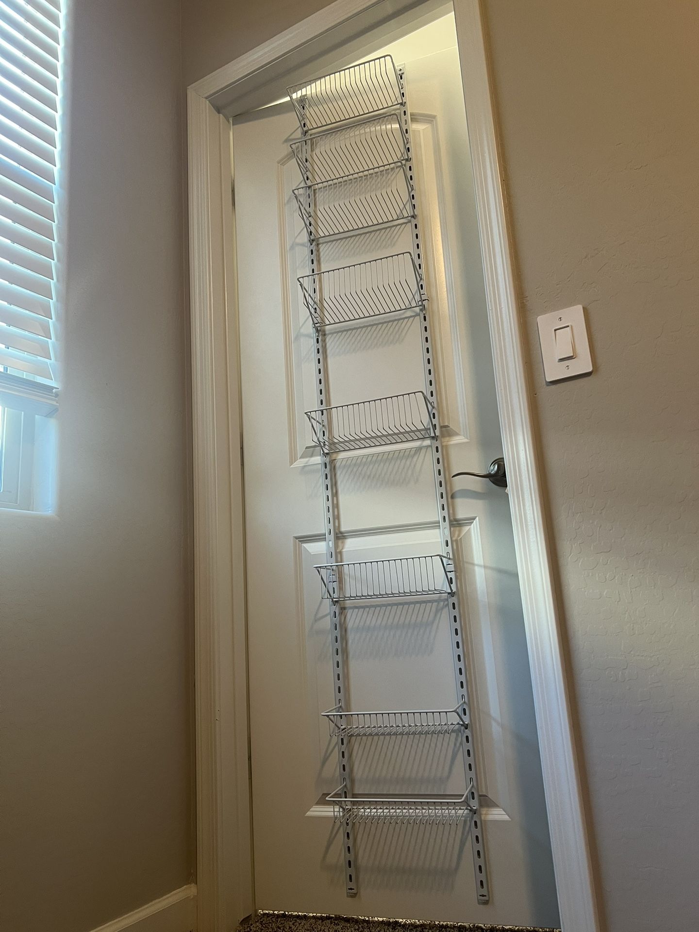 Wayfair ClosetMaid 8-Tier White Wire Wall or Door Rack