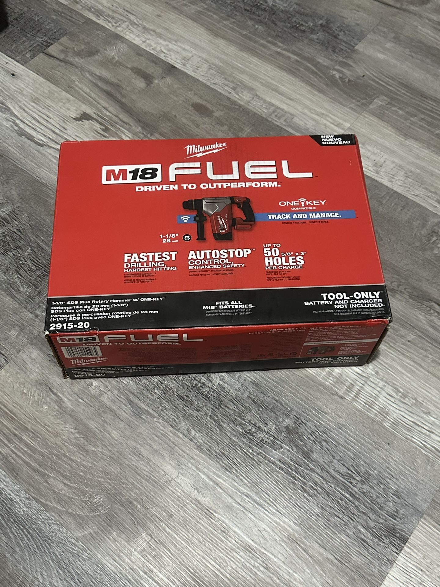 M18 Rotary Hammer Drill 1-1/8