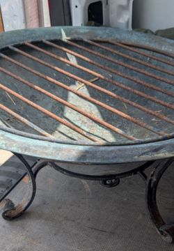 Copper fire bowl pit bond fire easy move and fit GREAT SIZE
