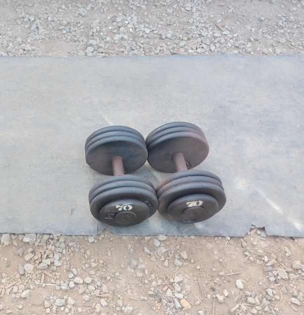 70lb Dumbbells