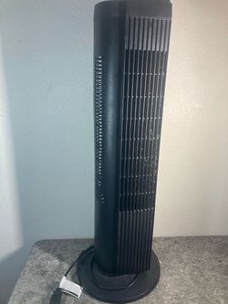 Black Tower Fan – 3 Speed – Works