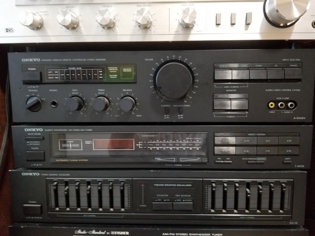 Vintage Onkyo Reciever, Equalizer, Amplifier. $140 Pickup in Oakdale