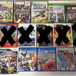 Nintendo Wii, PS5, PS4, XBOX ONE & XBOX 360 Games For Sale - Individually Or By Bundle - Send Offers!