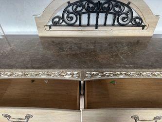 Dresser with mirror