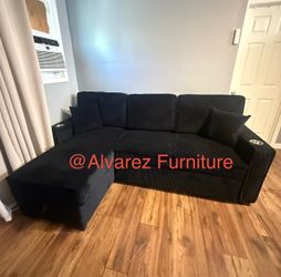 Sectional sleeper with storage