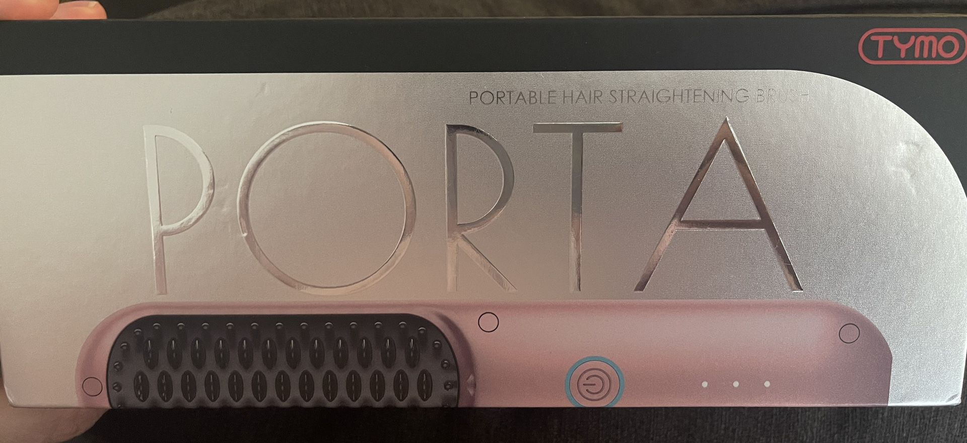 Brand New pink Tymo Porta-Portable Hair Straightener 